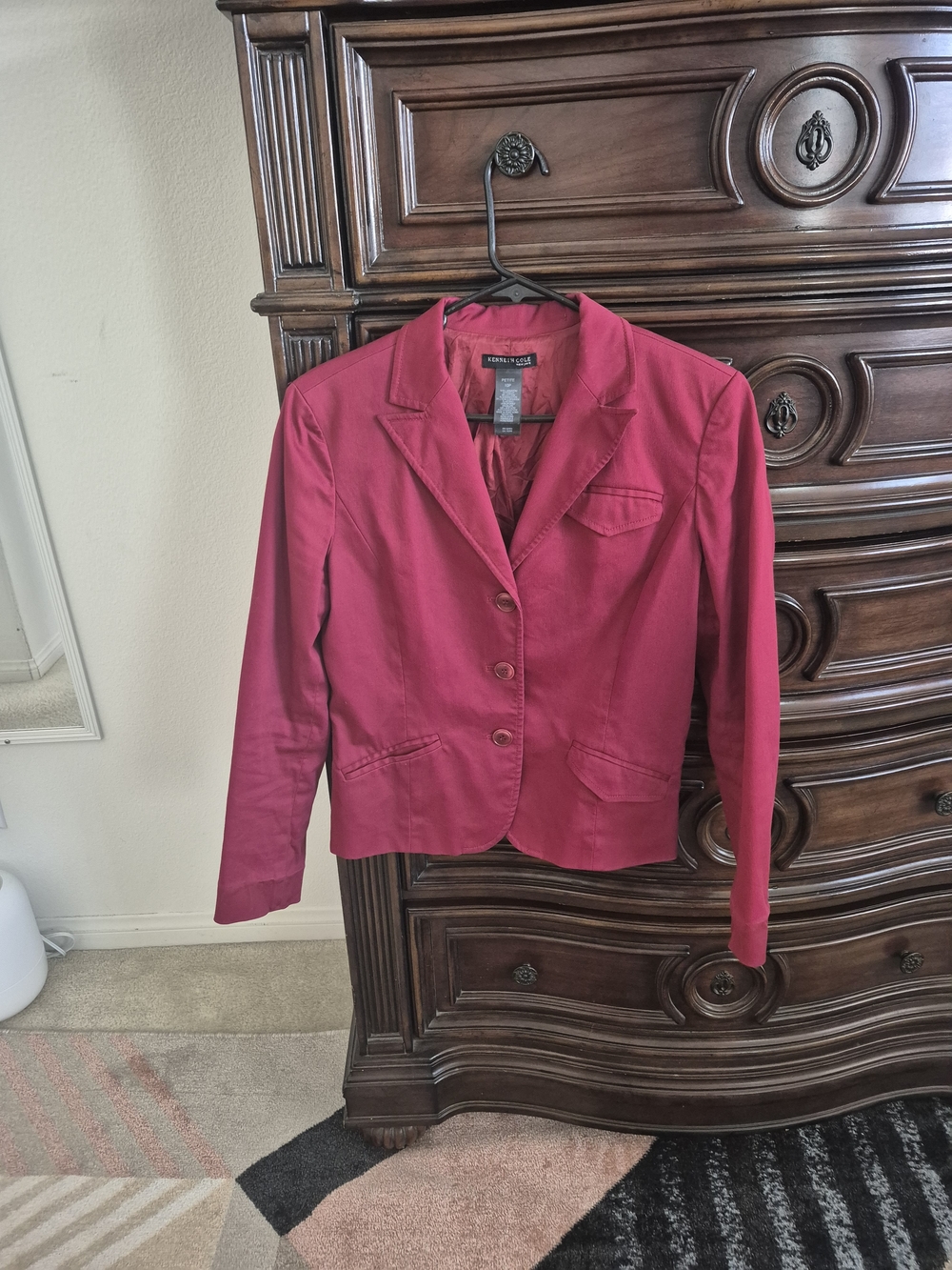 Kenneth Cole Pink Tailored Women's Blazer